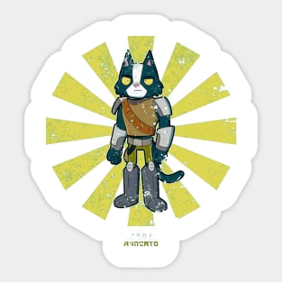 Avocato Retro Japanese Final Space Sticker